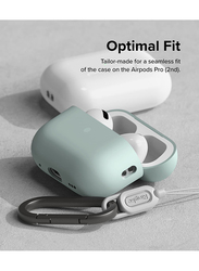 Ringke Silicone Case Compatible with AirPods Pro 2nd Generation, Anti-Scratch Shockproof Rugged Protective Case Cover  Designed for AirPods Pro 2 -Seafoam